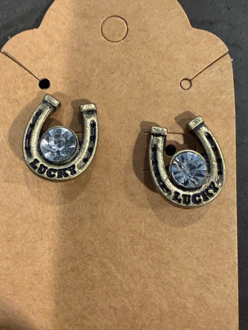 Lucky brand Western Horseshoe Earrings